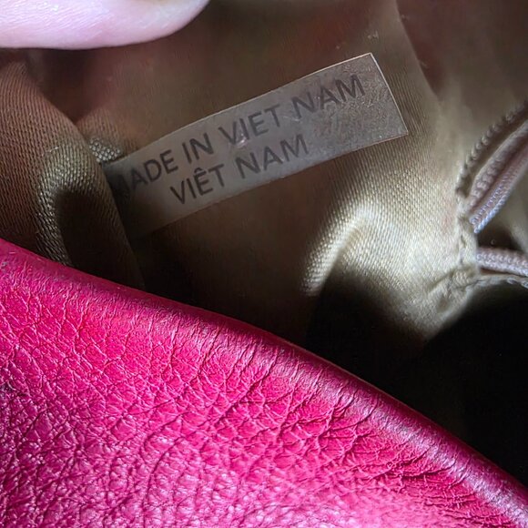 COACH Madison Phoebe 3 Section Shoulder Bag Tumbled Hot Pink Leather - Picture 14 of 16